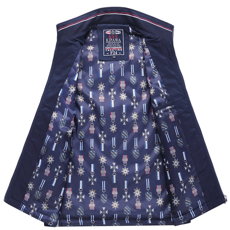 Kenty Shark zīmola vīriešu vestes uztur siltumu.