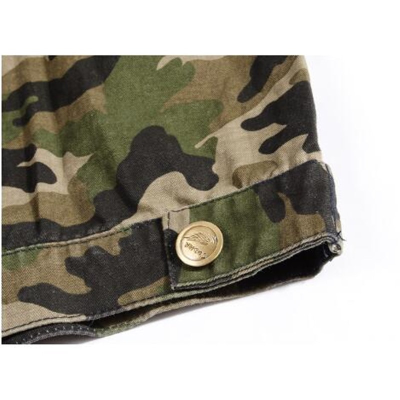 Νέο φθινοπωρινό ανδρικό τζιν γιλέκα παραλλαγής Στρατιωτικό αμάνικο τζιν μπουφάν Fashion casual ανδρικό γιλέκο Camo γιλέκα Homme M-5XL