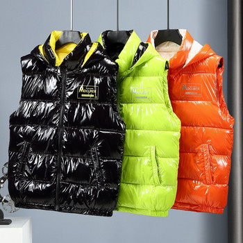 High street Couple Padding Vest 2021 New Japan Style fashion All-match Hip Hop Loose Plus Size Thicken Puffer Vest Men