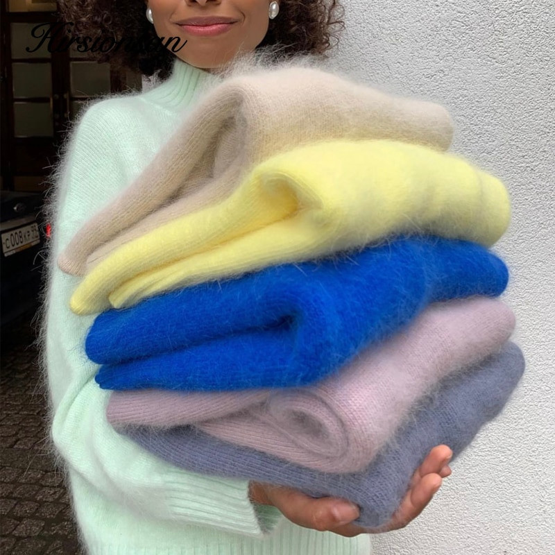 Hirsionsan kiváló minőségű kasmír pulóver, női alap kötött pulóver, elegáns, puha női ruhák, laza, alkalmi női pulóver