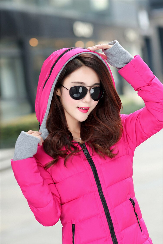 Ženska jakna Dizajnerski zimski vanjski kaputi za 2022. Tople jednobojne parke s kapuljačom Ženski kaput Feminino