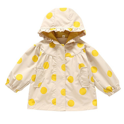 Κορίτσια Baby Girl Windbreaker Jacket Παιδικό λουλούδι με μακρυμάνικο κουκούλα πεταλούδα στολή Windbreaker Jacket φθινοπωρινό ανοιξιάτικο παιδικό μπουφάν
