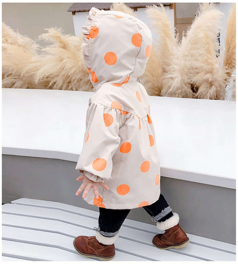 Κορίτσια Baby Girl Windbreaker Jacket Παιδικό λουλούδι με μακρυμάνικο κουκούλα πεταλούδα στολή Windbreaker Jacket φθινοπωρινό ανοιξιάτικο παιδικό μπουφάν