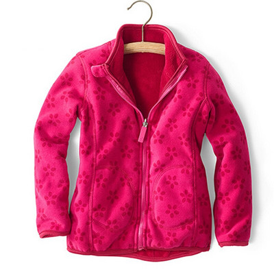 Για 2-8 ετών Παιδί Άνοιξη Φθινόπωρο Παιδικό Κορίτσι Διπλό Μπουφάν Polar Fleece Απαλό Ζεστό