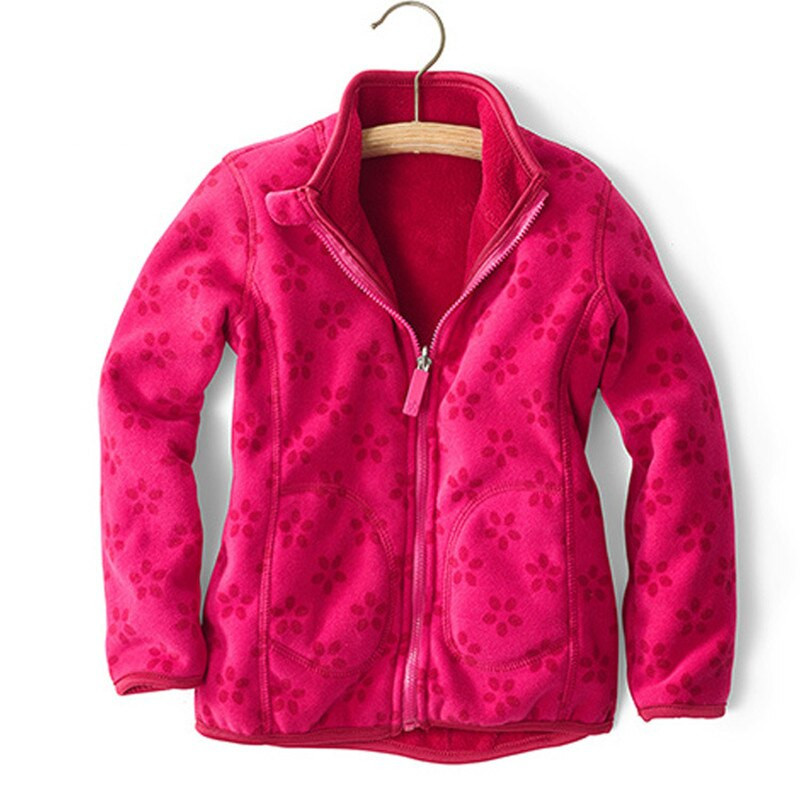 Για 2-8 ετών Παιδί Άνοιξη Φθινόπωρο Παιδικό Κορίτσι Διπλό Μπουφάν Polar Fleece Απαλό Ζεστό