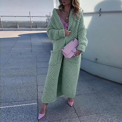 DIHOPE Sieviešu garais jakas džemperis, brīvs adīšanas džemperis Ikdienas jakas Trikotāžas jakas Korejas lielizmēra džemperi Sieviešu topi