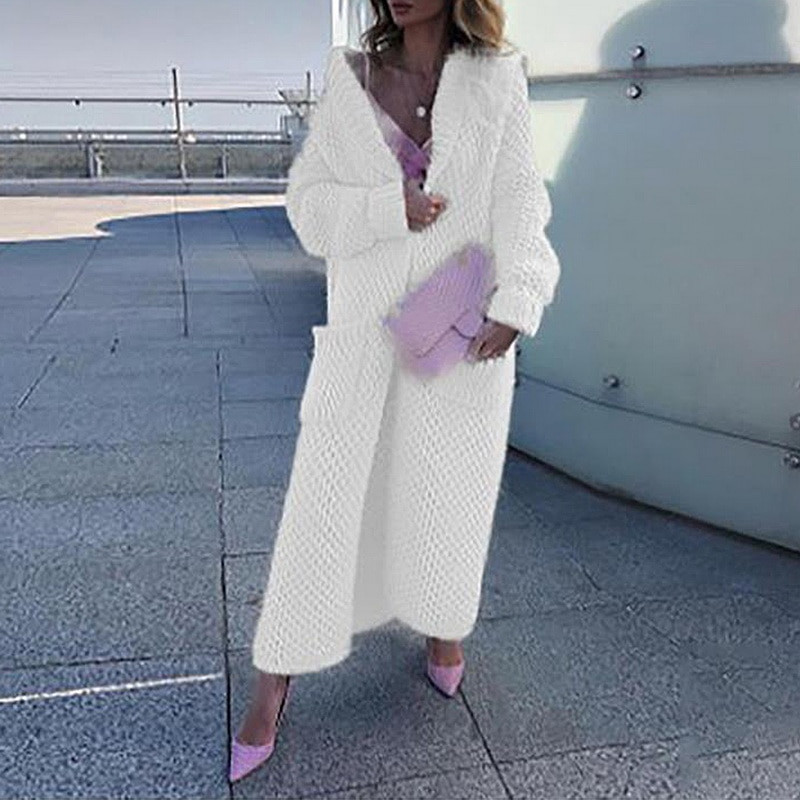 DIHOPE Sieviešu garais jakas džemperis, brīvs adīšanas džemperis Ikdienas jakas Trikotāžas jakas Korejas lielizmēra džemperi Sieviešu topi