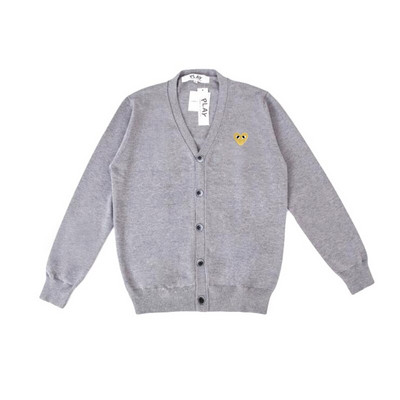 Γυναικεία Ζακέτα Heart Eye Κεντητό βαμβακερό κουμπάκι με λαιμόκοψη σε μακρυμάνικο ανοιξιάτικο φθινόπωρο Lady casual πλεκτό πουλόβερ