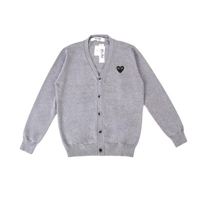 Γυναικεία Ζακέτα Heart Eye Κεντητό βαμβακερό κουμπάκι με λαιμόκοψη σε μακρυμάνικο ανοιξιάτικο φθινόπωρο Lady casual πλεκτό πουλόβερ