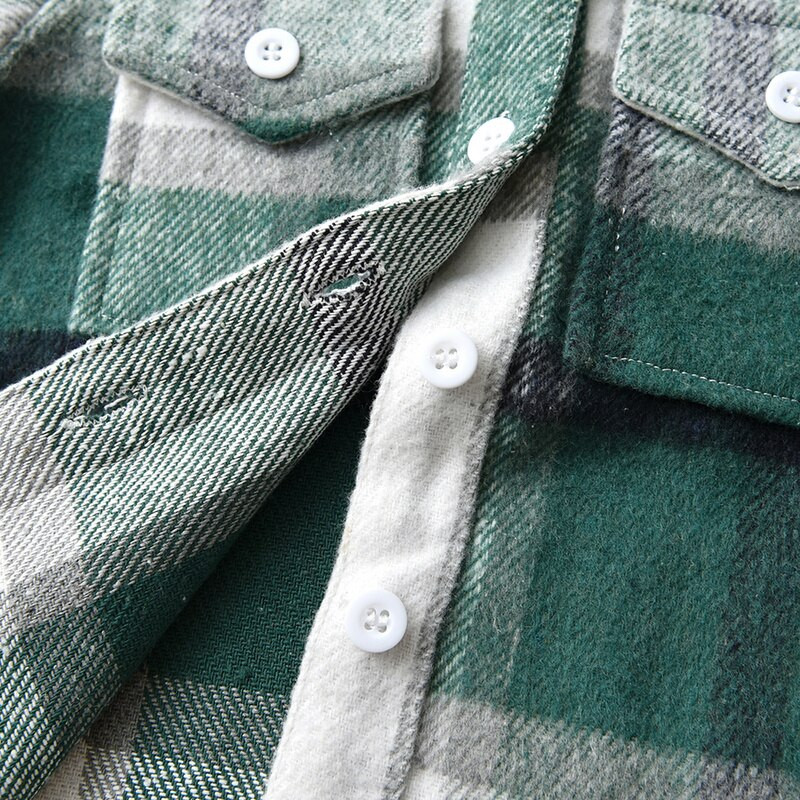 tops un tops Pavasaris Rudens Jauni Bērni Zēni Meitenes Ikdienišķa Jaka Mēteļi Bērniem Ar garām piedurknēm pogas Plaidi Topi Toddler Virsdrēbes