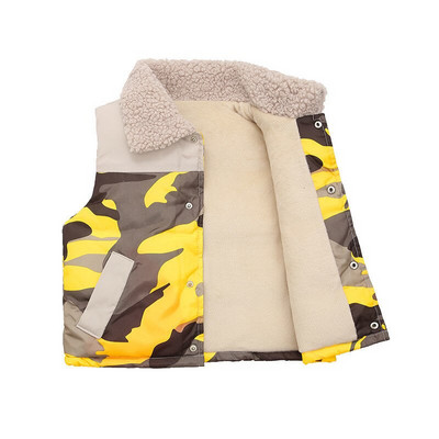 Rudens Bērnu siltā Veste Bērnu Kokvilnas Veste Bērnu Virsdrēbes Veste Bērnu Ziemas Apģērbi Zēni Meiteņu Fece Jakas Veste