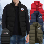 Ανδρικό πολυτελές αμάνικο γιλέκο Αντρικό βαμβακερό γεμιστικό παλτό Ζευγάρι πουπουλένιο γιλέκο με φερμουάρ κάτω μπουφάν Μάρκα γιλέκο γιλέκο πέτο