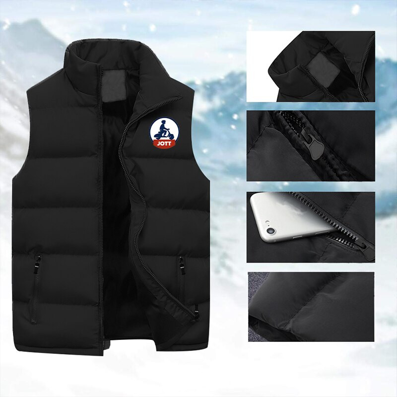 Ανδρικό πολυτελές αμάνικο γιλέκο Αντρικό βαμβακερό γεμιστικό παλτό Ζευγάρι πουπουλένιο γιλέκο με φερμουάρ κάτω μπουφάν Μάρκα γιλέκο γιλέκο πέτο
