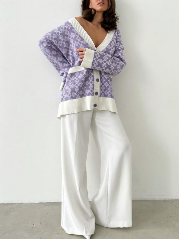 Női hosszú kardigán zsebek, egysoros divatos zöld kardigán új őszi és téli vintage kötött, hosszú ujjú kabát