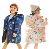 Βρεφικά αγόρια κοριτσίστικα ρούχα πουπουλένια μπουφάν Χειμερινό καθημερινό παιδικό ελαφρύ παλτό με κουκούλα Λεπτή ζεστά παιδικά εξωτερικά ενδύματα 2 3 4 5 6 7 ετών