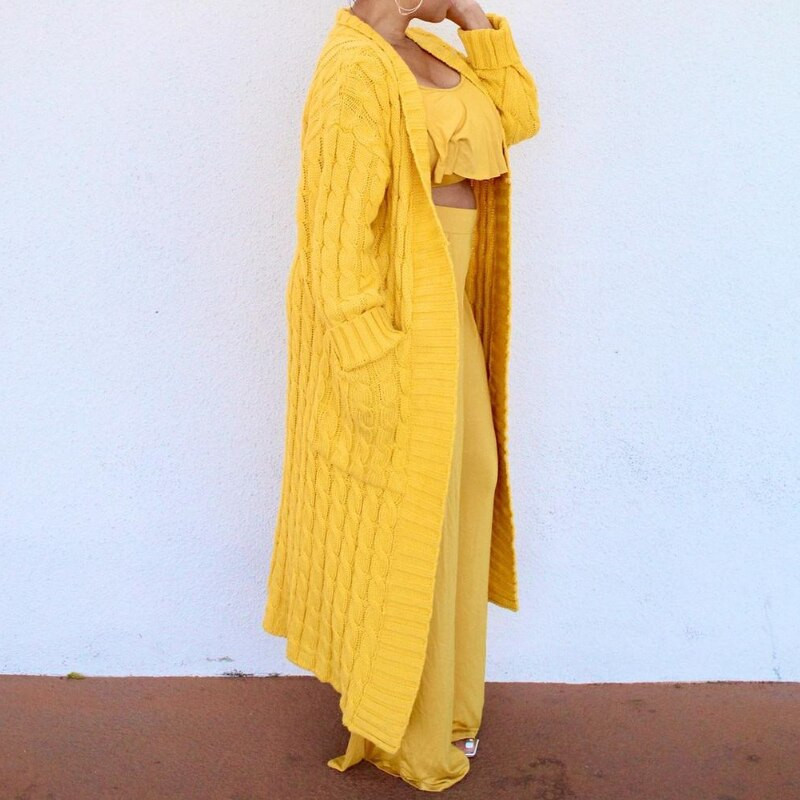 Sieviešu džemperis ar džemperi, 2022. gada silts džemperis, rudens, ziemas, zaļa, tamborēta, gara jaka.