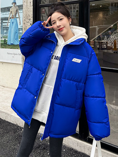 Χειμερινό γυναικείο μπουφάν Parkas Παλτό Νέο αθλητικό στυλ Χοντρό παλτό ζεστό με επένδυση Γυναικείο χειμερινό πανωφόρι φαρδύ μπουφάν Parkas