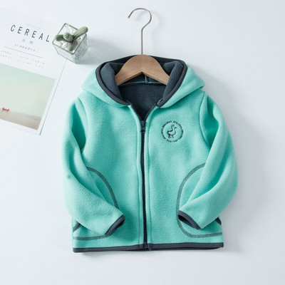 Παιδικά Μπουφάν Αγόρια Κοριτσίστικα Παλτό με κουκούλα 3-12 ετών Εφηβικό φερμουάρ Επιστολή Casual Μπουφάν Φθινόπωρο Χειμώνας Μόδα Παιδικά Εξωτερικά ρούχα