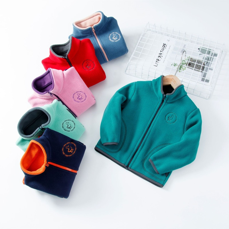 Παιδικά Μπουφάν Αγόρια Κοριτσίστικα Παλτό με κουκούλα 3-12 ετών Εφηβικό φερμουάρ Επιστολή Casual Μπουφάν Φθινόπωρο Χειμώνας Μόδα Παιδικά Εξωτερικά ρούχα