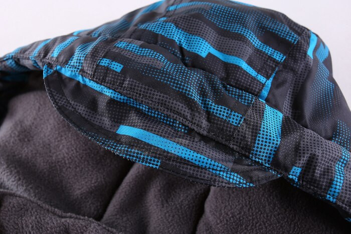 Izpārdošana Ziemas jaka zēniem 2-7 gadi polsterēta silta ūdensnecaurlaidīga vēja necaurlaidīga līdz mīnus 10 C sniega necaurlaidīga