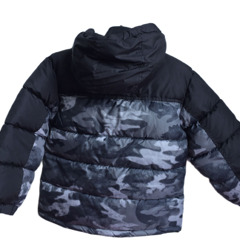 Izpārdošana Ziemas jaka zēniem 2-7 gadi polsterēta silta ūdensnecaurlaidīga vēja necaurlaidīga līdz mīnus 10 C sniega necaurlaidīga