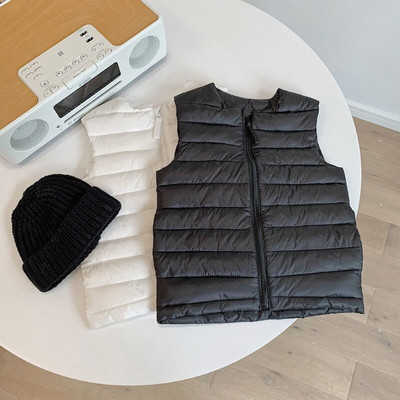 Bērnu veste Jauna rudens ziemas bieza ikdienas veste bez piedurknēm ar V-veida kakla izgriezumu Baby samta silta bērnu mētelis kokvilnas veste