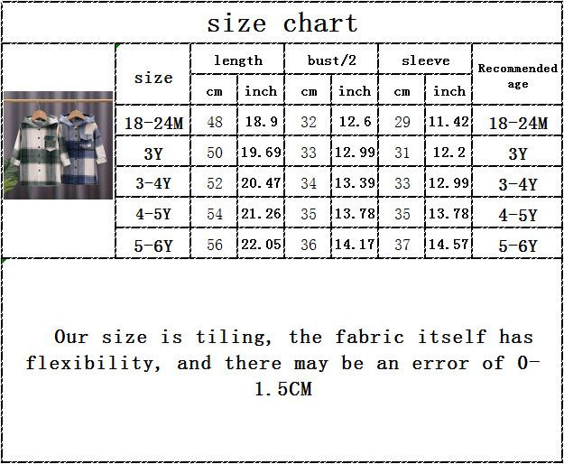 Maziem bērniem, bērniem, meitenēm, zēniem, rudens pavasarim, pilnām piedurknēm, rūtaini ar kapuci, vienas rindas augšējais apģērbs, bērnu modes jaka 18 M-6 Y