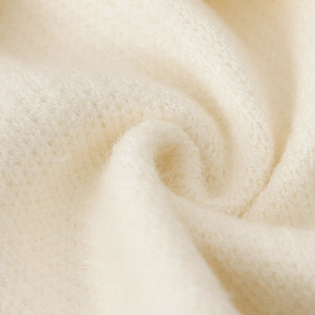 Φθινοπωρινό λευκό βαμβακερό πλεκτό ζακέτα Γυναικείο παλτό 2022 Τσέπες με λαιμόκοψη σε σχήμα V Γυναικεία πουκάμισα με κουμπιά Casaul Γυναικεία μπλουζάκια