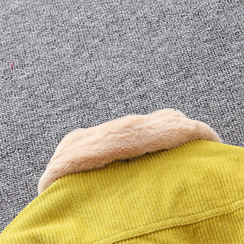 Boys Jacket Plus bársony párnázott kabát Baby Boys téli baba vastag felsőruházat gyerekeknek 2 színben 1-3 éves gyerekruhák