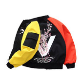 Rudens jakas jakas bērniem gadījuma ar kapuci vējjaka zīdaiņu virsdrēbes bērniem plānas rāvējslēdzēja drēbes mētelis zēnu jaka meitene