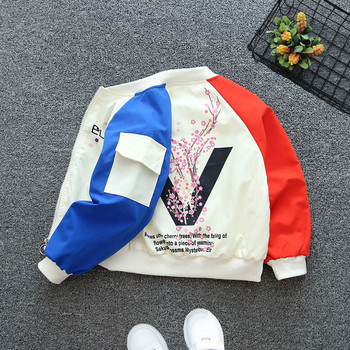 Φθινοπωρινές ζακέτες για παιδιά Casual με κουκούλα αντιανεμικό μωρό πανωφόρι Παιδικά ρούχα με λεπτό φερμουάρ Παλτό Boy Jacket Girl