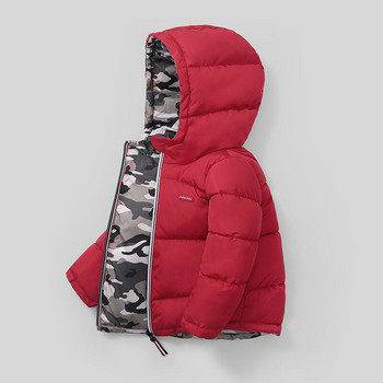 Νέα χειμωνιάτικα μπουφάν για αγόρια πυκνά κρατήστε ζεστά Φορέστε Παιδικό παλτό με κουκούλα για 3-10 ετών Παιδικά εξωτερικά ενδύματα
