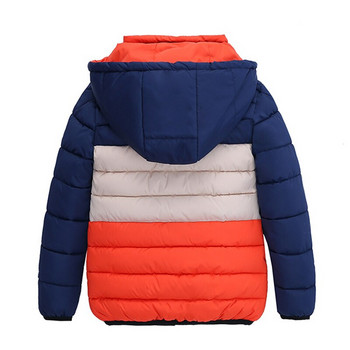 Χειμερινά παλτό για αγόρια Παιδικά μπουφάν με φερμουάρ Αγόρια Χοντρή κουκούλα Χειμερινό μπουφάν υψηλής ποιότητας Παιδικό χειμωνιάτικο παλτό παιδικά ρούχα 4 6 8 ετών