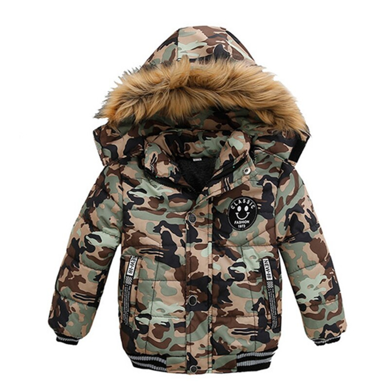 Fiú dzsekik 2022 Téli kabátok Pehely Pamut kapucnis felsőruházat Gyermek dzsekik kisgyermeknek Fiú szélálló felsőruházat 2 3 4 5 6 év