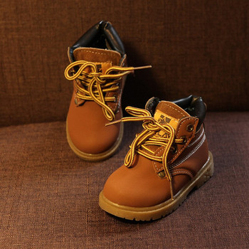 Παιδικές μπότες για κορίτσια Αγόρια Ζεστές μπότες για το χιόνι Νέες άνετες παιδικές χειμερινή μόδα Casual βελούδινα παιδικά παιδικά παπούτσια A776