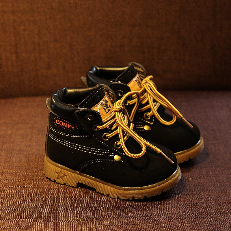 Παιδικές μπότες για κορίτσια Αγόρια Ζεστές μπότες για το χιόνι Νέες άνετες παιδικές χειμερινή μόδα Casual βελούδινα παιδικά παιδικά παπούτσια A776