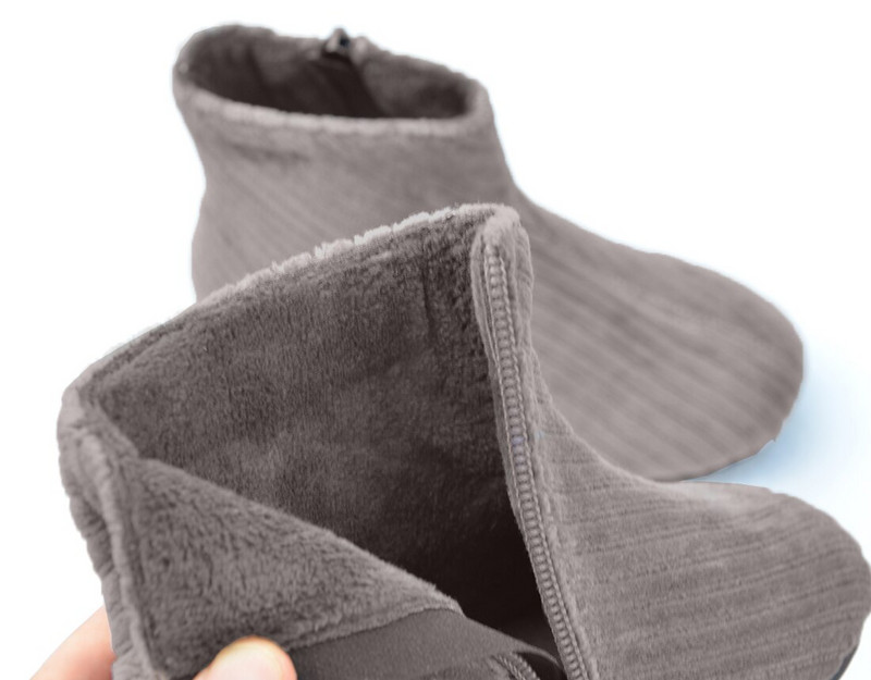 Zēniem Zābaki Bērnu Ziemas Apavi Velvets Audums Apaļš purngals Rāvējslēdzējs Bērni Lielas Meitenes Menino Zapatos Chaussure SandQ 2022 Rudens Jaunums