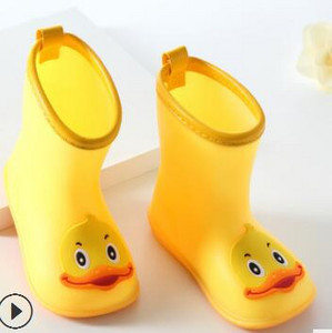 Lietus zābaki, bērni zēniem, meitenēm, lietus zābaki, PVC ūdens apavi bērniem multfilmu apavi Ūdensizturīgi lietus zābaki Four Seasons noņemami