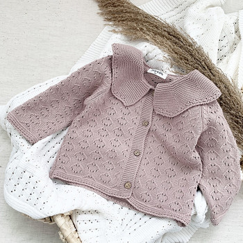 Νεογέννητη ζακέτα φθινοπωρινό παιδικό παλτό χειμωνιάτικο κορίτσι πλέξιμο πουλόβερ για κορίτσια Βαμβακερό μωρό μπουφάν για αγόρια Πουλόβερ Παιδικά ρούχα