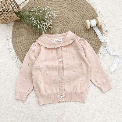 Jaundzimušā jaciņa Rudens Bērnu Mētelis Ziemas Meiteņu Adīšana Džemperi Meitenēm Kokvilnas Bērnu Jaka Zēniem Džemperi Bērnu Apģērbi