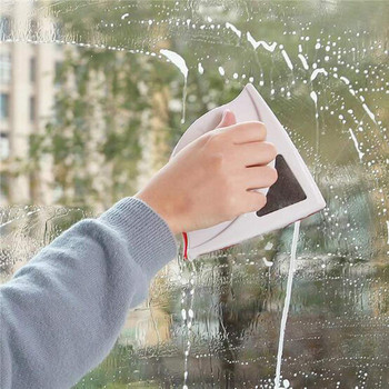 Магнитна четка за стъкло Двустранна четка за почистване на стъкло за почистване на прозорци Инструмент за домакинско почистване Магнитна четка за почистване на прозорци