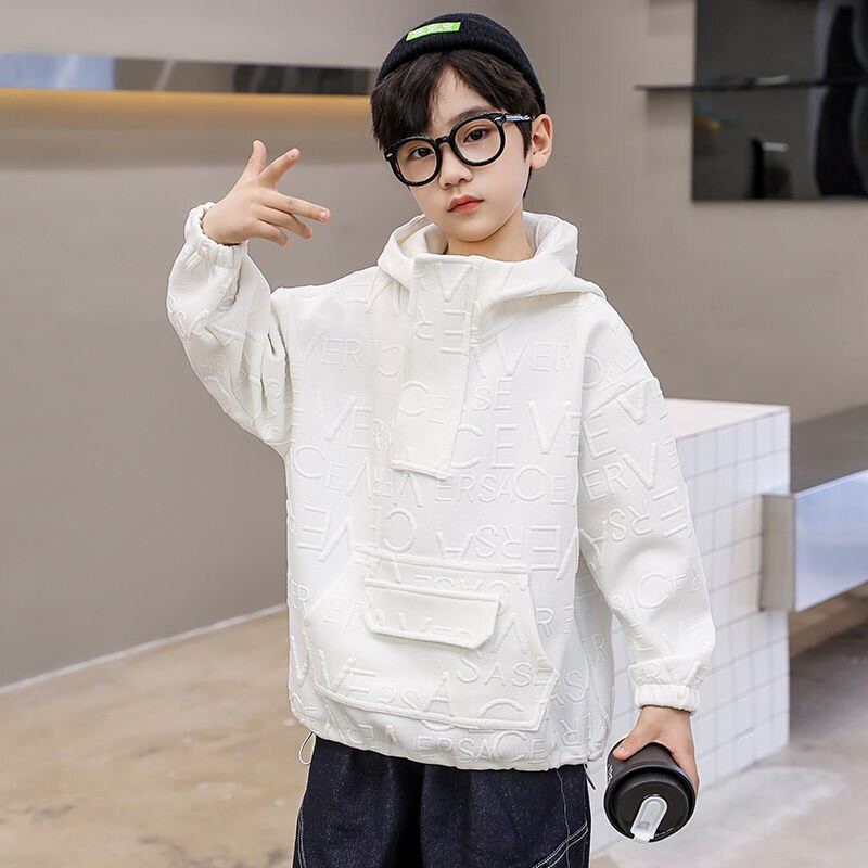 Pavasara rudens modes reljefs, savilkams aukliņš, zīdaiņu jaukums, jaukums ar rāvējslēdzēju ar kapuci, bērniem 1–9 gadi