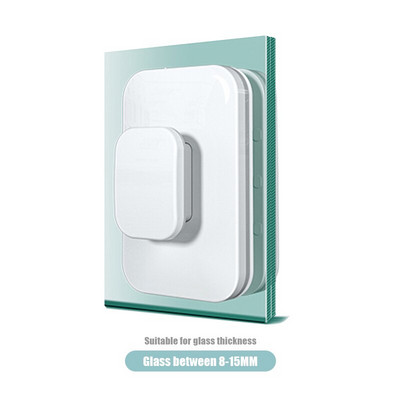 Magnētiskais stikla tīrītājs, divpusējs stikla tīrīšanas birste Magnētiskais logu tīrītājs Windex stikla tīrītāja rakelis logu tīrīšanai