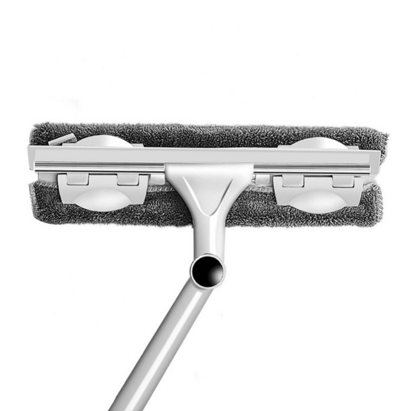 Puhastushari Teleskoopne kõrghoone aknapesuvahend klaasipuhasti klaasipuhastushari Kahekordse tugeva küljega klaas akna pesemiseks