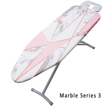 Покривало за дъска за гладене Creative 140*50CM Маса за гладене Защита от топлина Магнитна мрежа за врата Simple Marble Series
