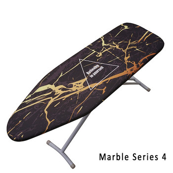 Κάλυμμα σιδερώστρας Creative 140*50CM Τραπέζι σιδερώματος Heat Protect Magnetic Door Mesh Simple Marble Series