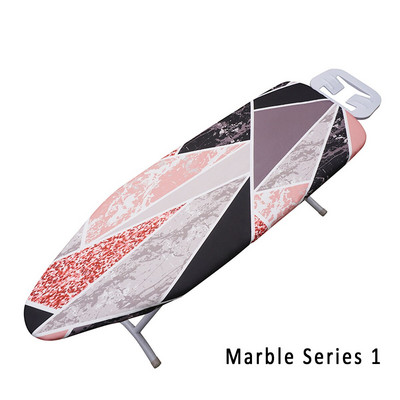 Triikimislaua kate Creative 140*50cm Triikimislaud Kuumakaitsega Magnet-uksevõrk Simple Marble Sari