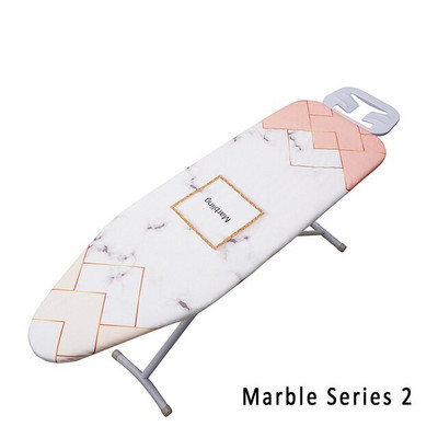 Lyginimo lentos užvalkalas Creative 140*50cm lyginimo stalas nuo karščio apsaugantis magnetinis durų tinklelis Simple Marble Series