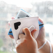 Kahepoolne magnetiline aknapuhastusvahend Reguleeritav magnetiline topeltklaasi klaasipuhasti liuguri pesuhari puhastusharja puhasti