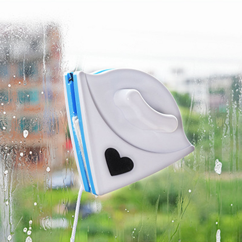 Kahepoolne magnetiline aknapuhastusvahend Reguleeritav magnetiline topeltklaasi klaasipuhasti liuguri pesuhari puhastusharja puhasti